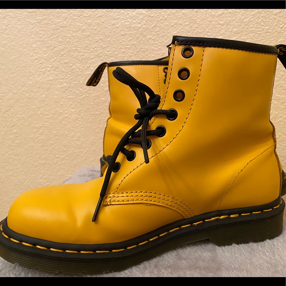 Yellow Dr Martens